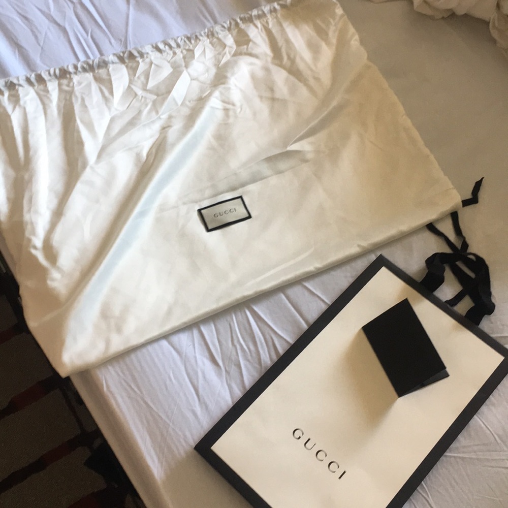 Gucci paper bag and dust bag (On other listing)